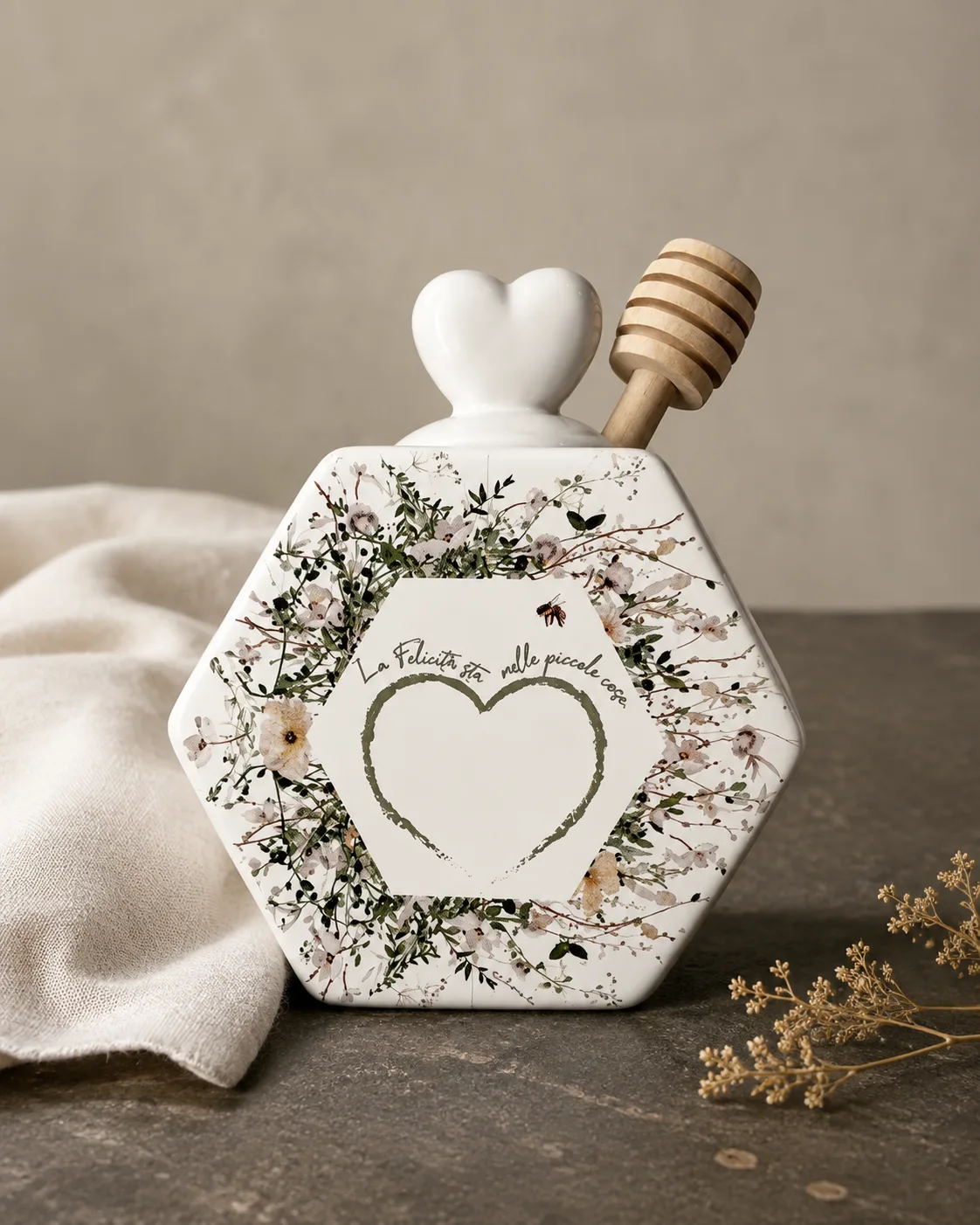 miele del cuore in luce naturale — Girardini Bomboniere Camisano Vicentino