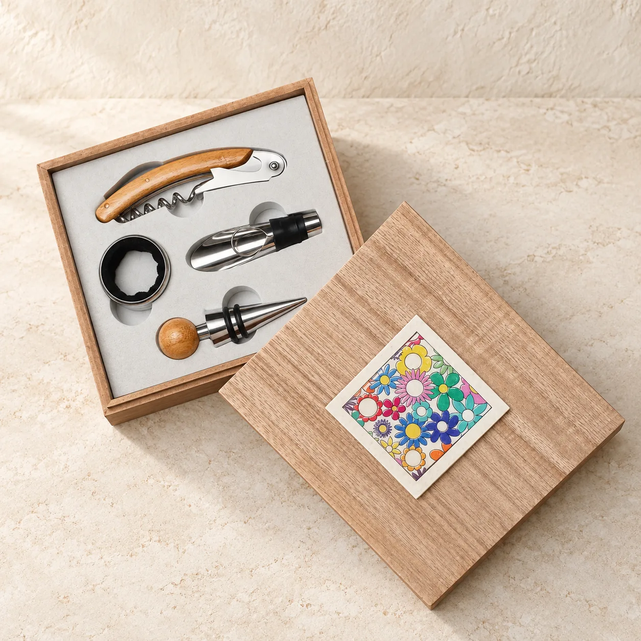 set vino solidale — Girardini Bomboniere Camisano Vicentino